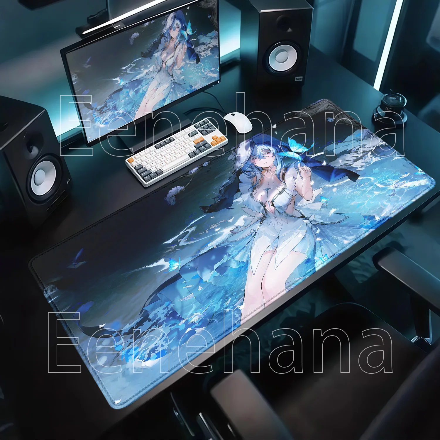 Gaming Wuthering Waves The Shorekeeper Desk Mat Office Accessories Mousepad Large Size Keyboard HD Printing Anime Girl Mouse Pad