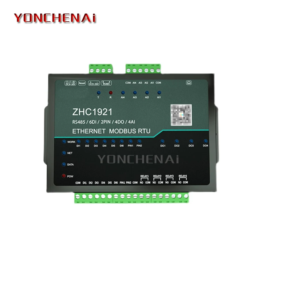 

STM32 16 Channel Analog/Digital/Relay Network Data Acquisition and Control Device Ethernet to Rs485 Modbus RTU