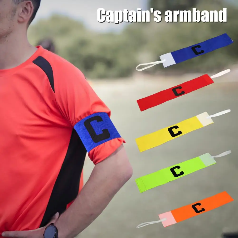 Elastic Soccer Captain Armband Nylon Adjustable Players Band For Adult Soccer Basketball Armband Team Sports Accessories 캡틴 암반트