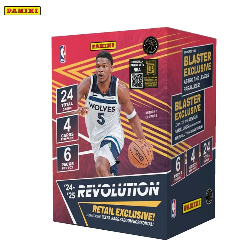 

2024–25 Panini Revolution NBA Basketball Blaster Box Official NBA Trading Cards Includes Blaster Exclusive Parallels Inserts