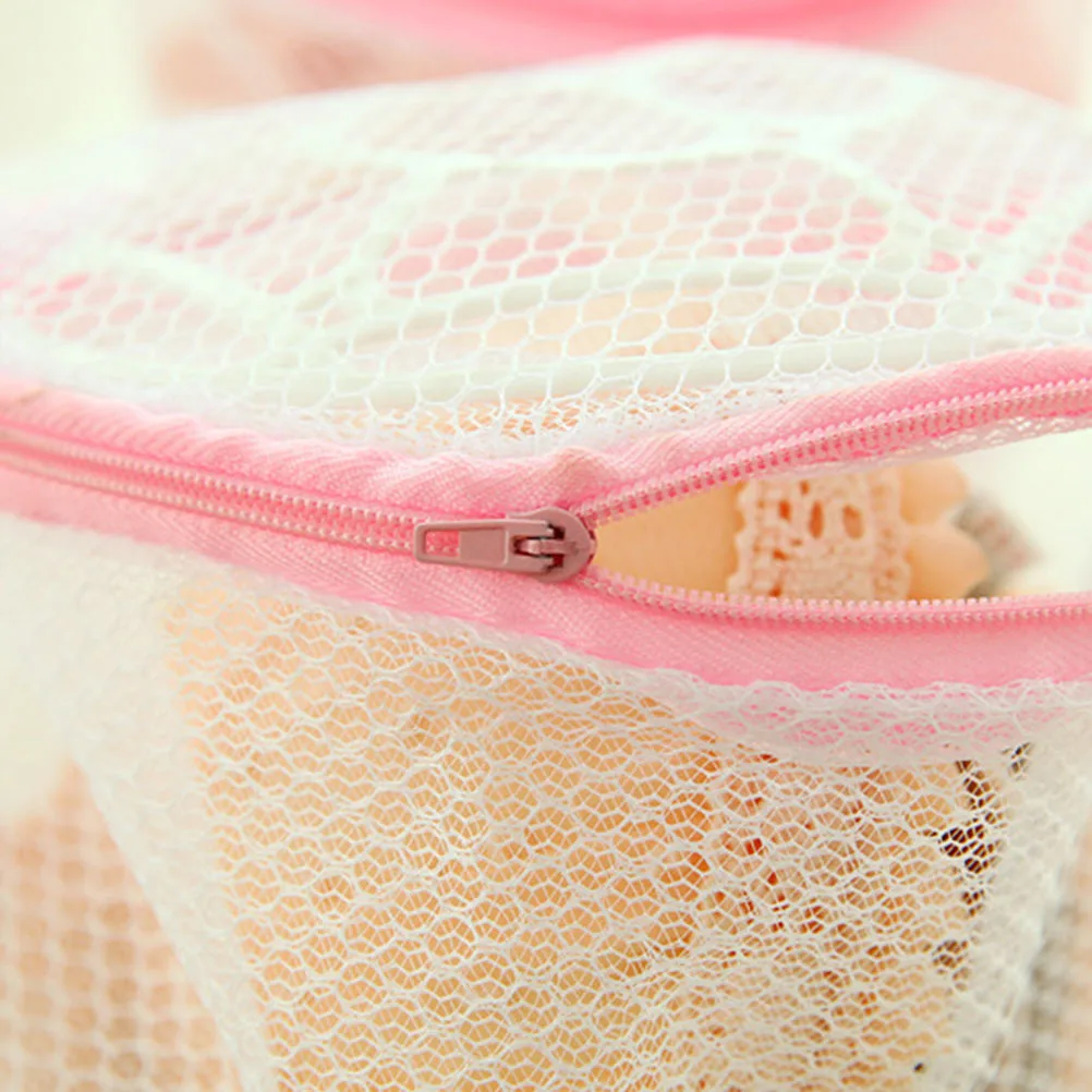 

4Pcs Laundry Protector Bags Fine Mesh Lingerie Washing Mesh Small Bag Underwear Bra Washing Bag