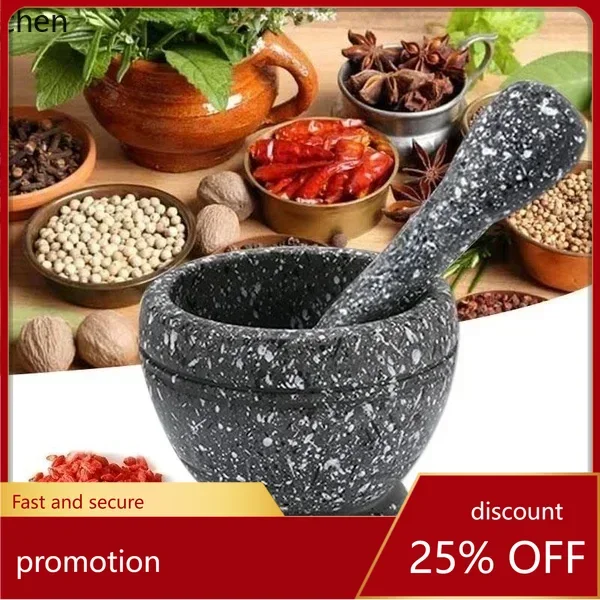 

YFY resin garlic herb spice grinder crusher bowl restaurant kitchen tool
