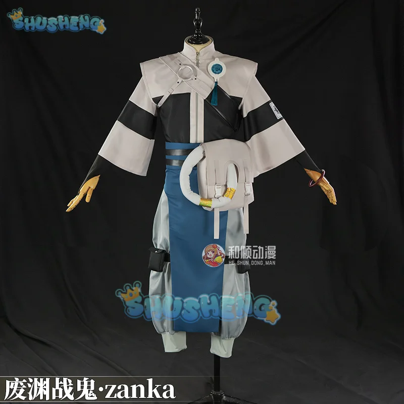 Disfraz de Anime GACHIAKUTA Zanka, uniforme para Halloween, carnaval, fiesta, Navidad, juego de rol, ropa para hombres