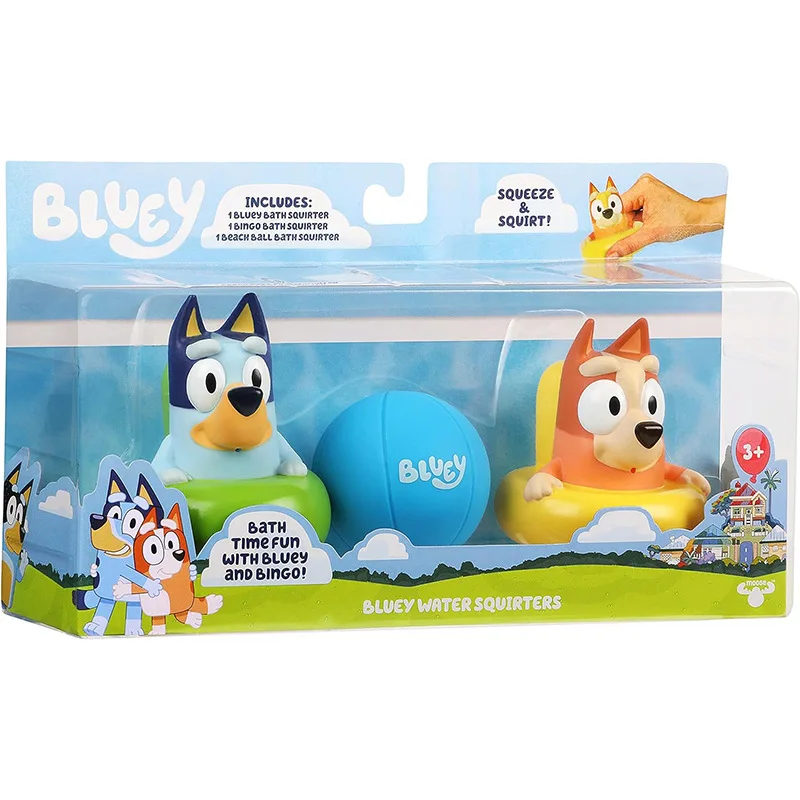 Bruyi and Friends Set fatto a mano in gomma morbida Bruyi e Friends 3 pezzi doccia Spray Toy