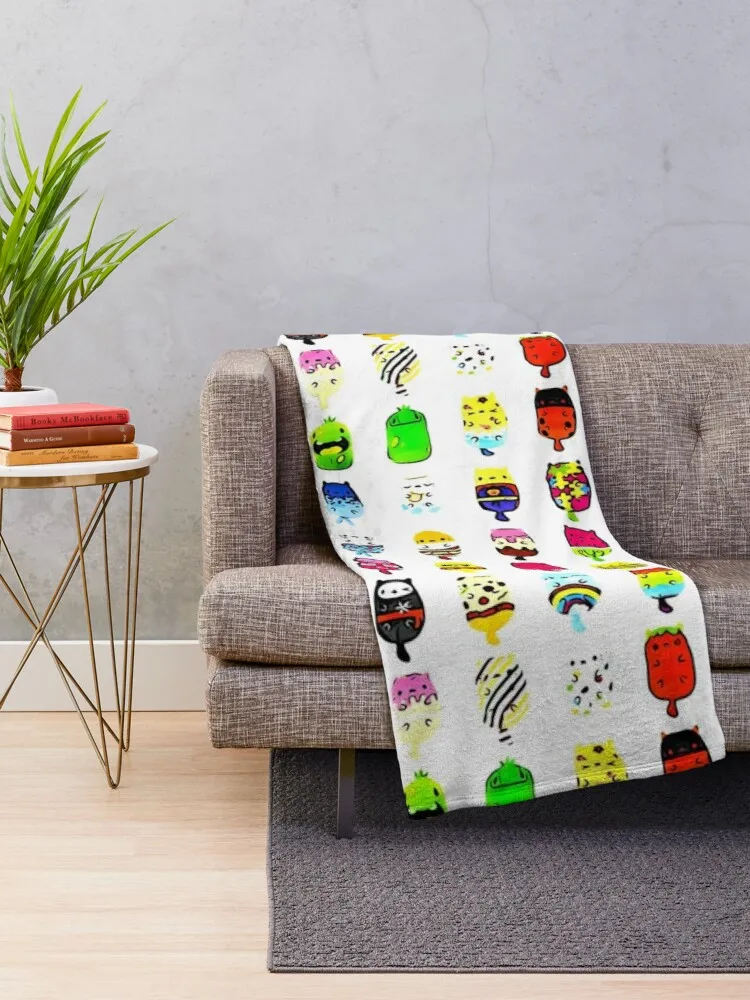 cats vs pickles cartoon drawingThrow Blanket Kid's blanket blanket wool giant sofa blanket throw and blanket