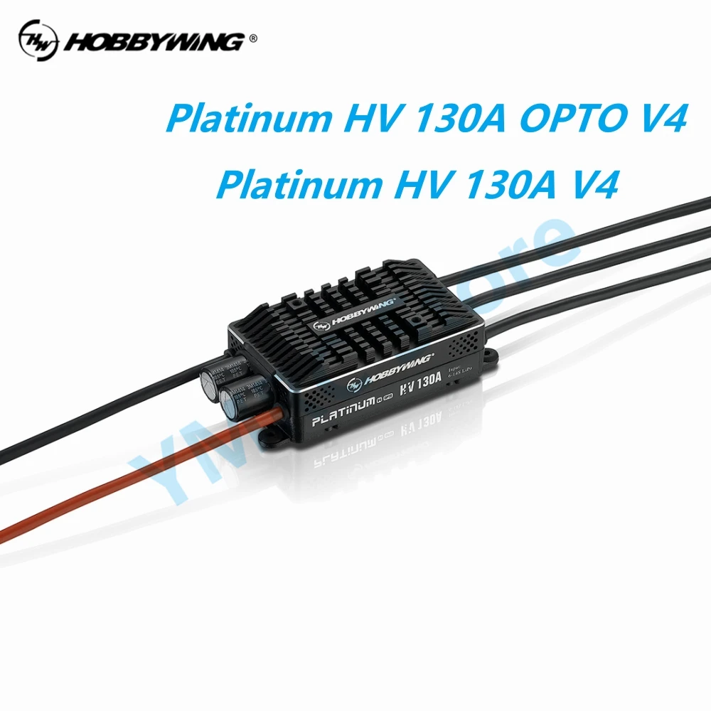 

HobbyWing Platinum HV 130A SBEC/OPTO V4 Бесщеточный Регулятор скорости ESC для вертолета класса 550-600L/самолета класса 90-140