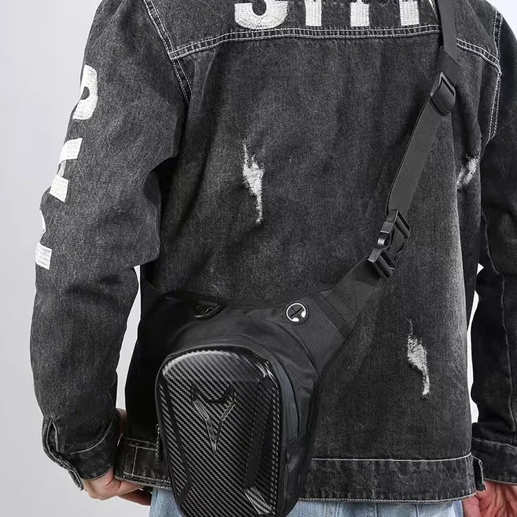 Bolsa de Perna para Moto Impermeável, Pochete Transversal para Motociclistas, Equipamento de Motocross para Homens e Mulheres