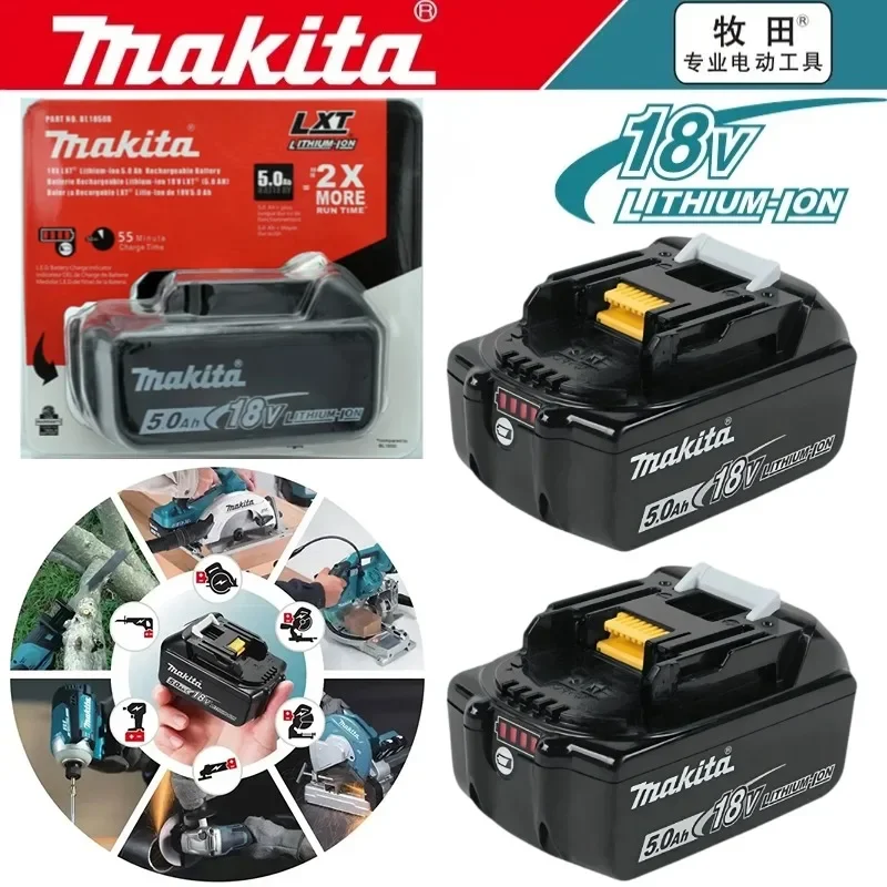 

Makita 18V 6Ah/5Ah/3Ah Battery for Makita BL1840 BL1830B BL1850B BL1850 BL1860 BL1815 Replacement Lithium Battery