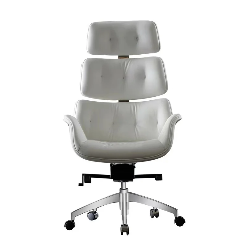 

#Hot-selling computer office chair, simple design, rotatable leather high-end executive chair