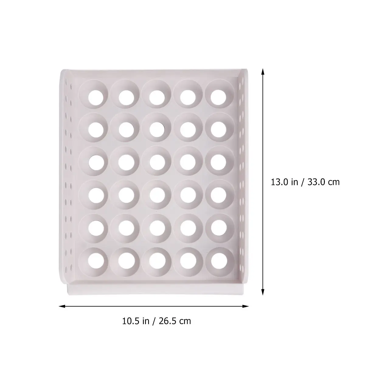 Stackable Egg Storage Box 30 Cells Food Grade Plastic Egg Tray for Refrigerator Crisper Organizer Refrigerator Crisper Organizer