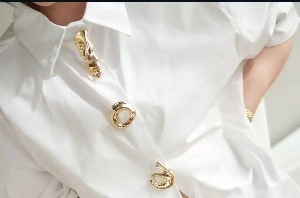 Neue Herbst 2025, Baumwolle, Langarm, Einfarbig, Blusen, Shirts für Frauen, Trend, Lose Beiläufige Tops Frau Kleidung – Detail 1