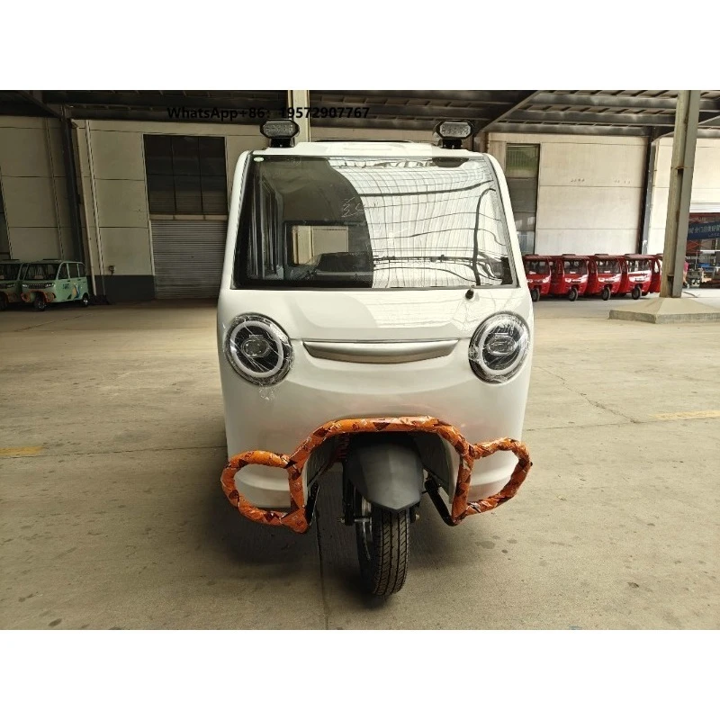 48V Mini Electric Tricycle for Passenger/Cargo Solar-Powered 3-Wheel Vehicle with EEC Certification for Adults