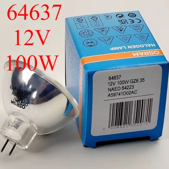 

NEW OSRAM 64637 12V 100W GZ6.35 Halogen Bulb Microscope Endoscope Lamp Halogen Bulb
