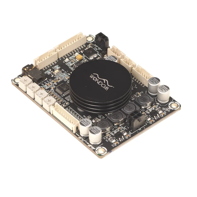 Tenghong 1pcs Audio Power Amplifier Boards 50W*2 Class D HIFI Sound Amplifier DSP Electronic Crossover Adjustable EQ For DIY AMP