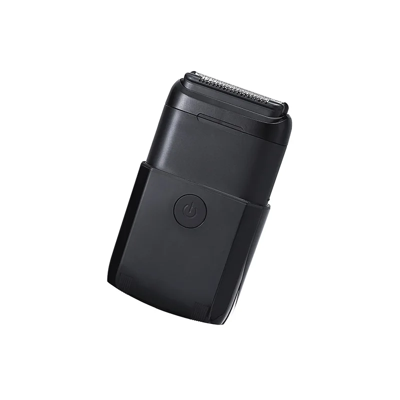 Portable Men’s Travel Facial Groomer Fully Washable USB-C Fast Charging Cordless Shaver Reciprocating 2-Blade Shaver for Travel