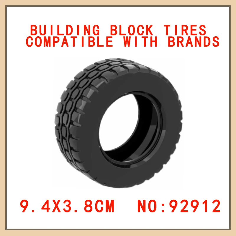 

MOC 92912 Small Particle Splicing Block High Compatibility Brand Parts 9.4x3.8CM Block Racing Car Tire Toys KIDS Birthdays Gifts
