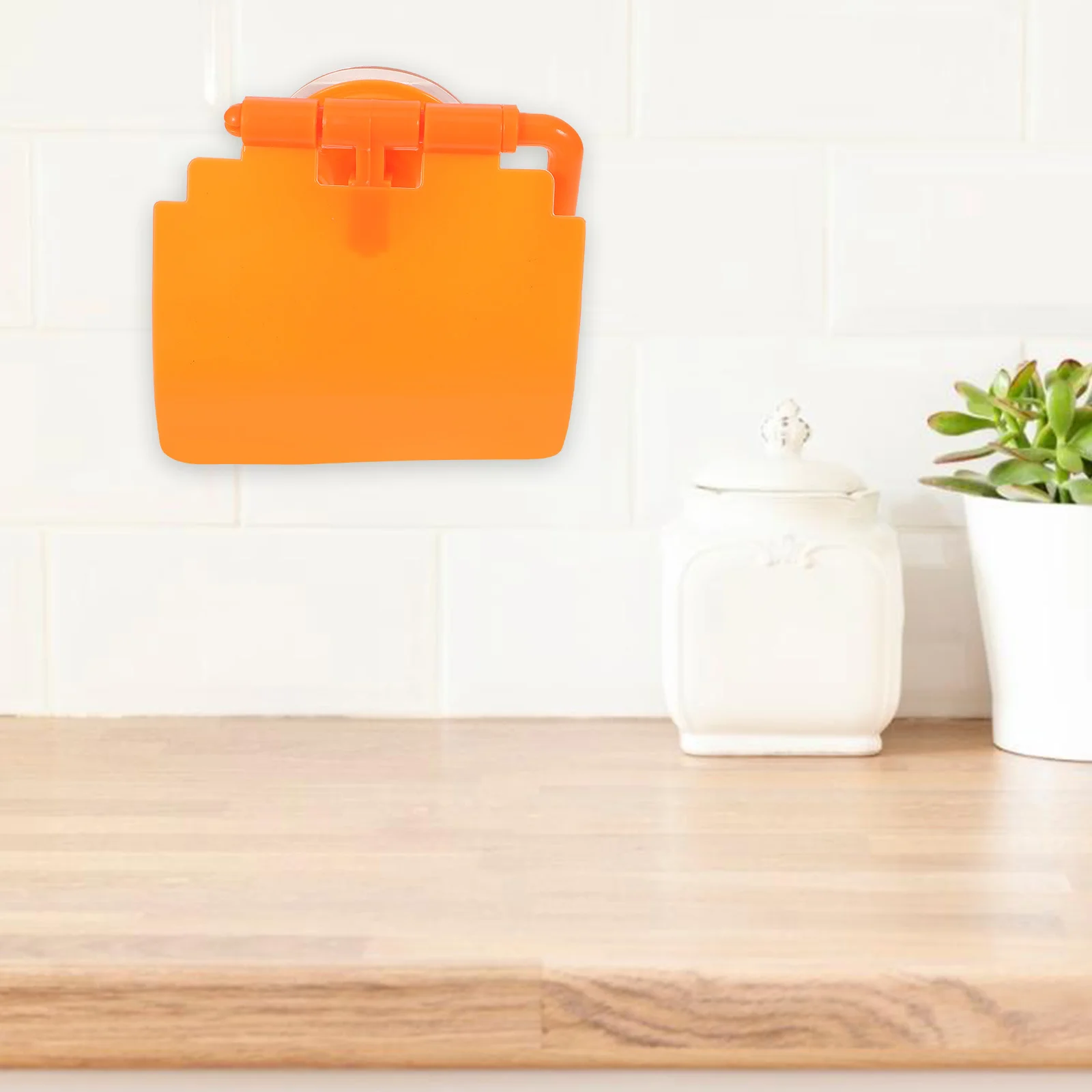 

Suction Paper Towel Holder Toilet Paper Holder Plastic Tissue Rack Bathroom Kitchen Suction Cup Easy Installation