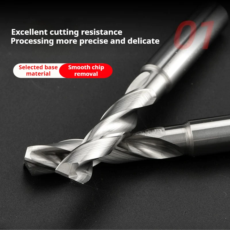 Bottom Flat Drill 180 CNC Drill Bit Inclined Surface Hole Making Solid Carbide drill for Aluminum 0.05-10.7mm