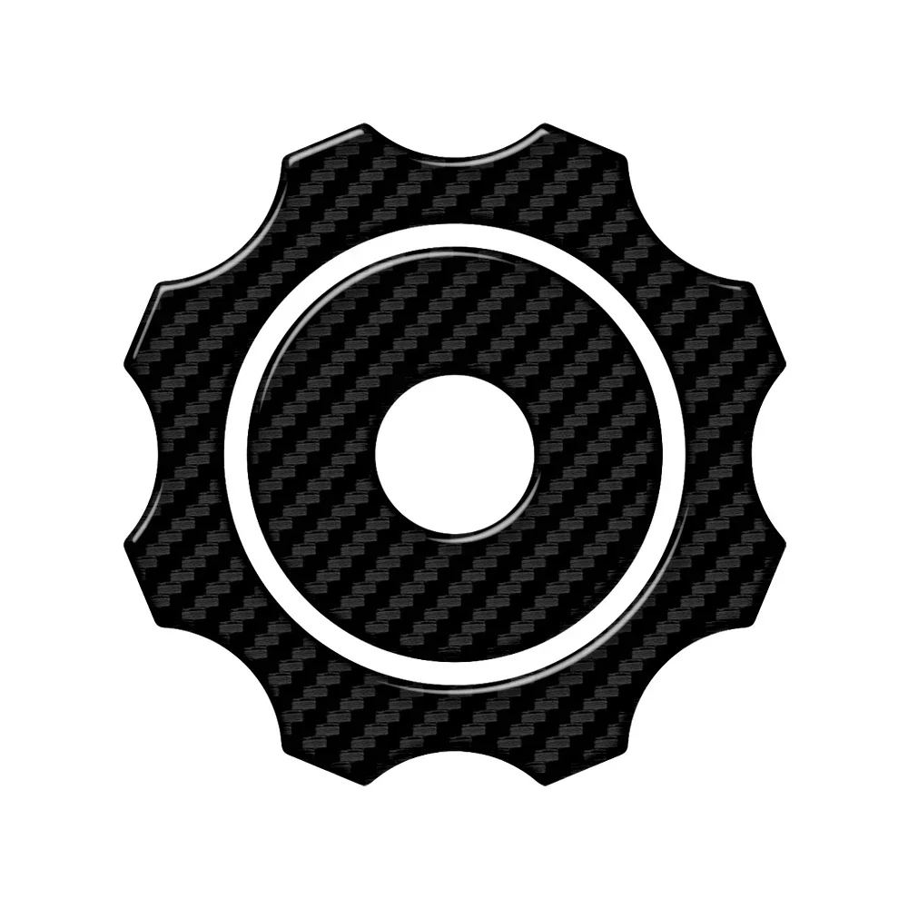 For transparent and carbon fiber appearance motorcycle fuel cap protection stickers for Ducati Hypermotard 2007-2014 models