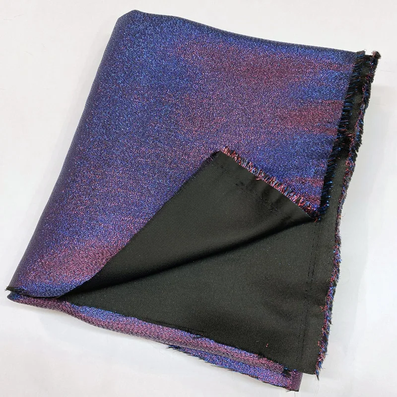 3/5/10yard Evening Party Dress Fabric Shiny Metallic Glitter Iridescent Cloth,Fashion Gradient Magic Color, By Yard, 150cm Wide