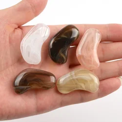 5 Pieces 23*40mm Dyeing Sensation Dual Color Irregular Shaped Acrylic Through-hole Beads DIY Makes Jewelry, Clothing Accessories