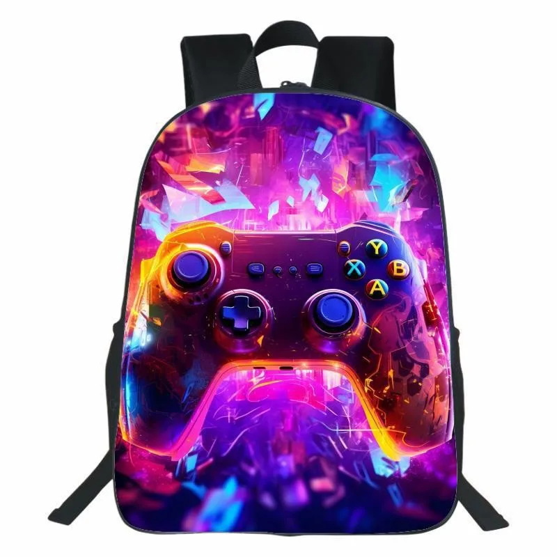 Game Controller  Backpack  for Child Light Weight Child Fashion Student Knapsack Gift  School Large Capacity Backpack