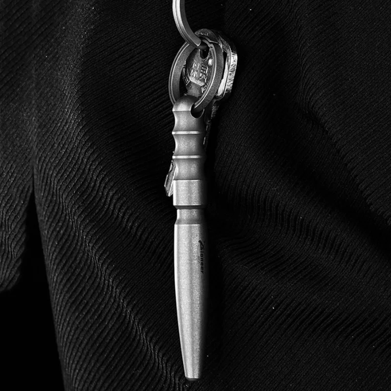 Imagem -06 - Titânio Portátil Edc Tactical Pen para Mulheres Mini Auto-defesa Signature Pen Janela Quebrando Acampamento ao ar Livre Novo
