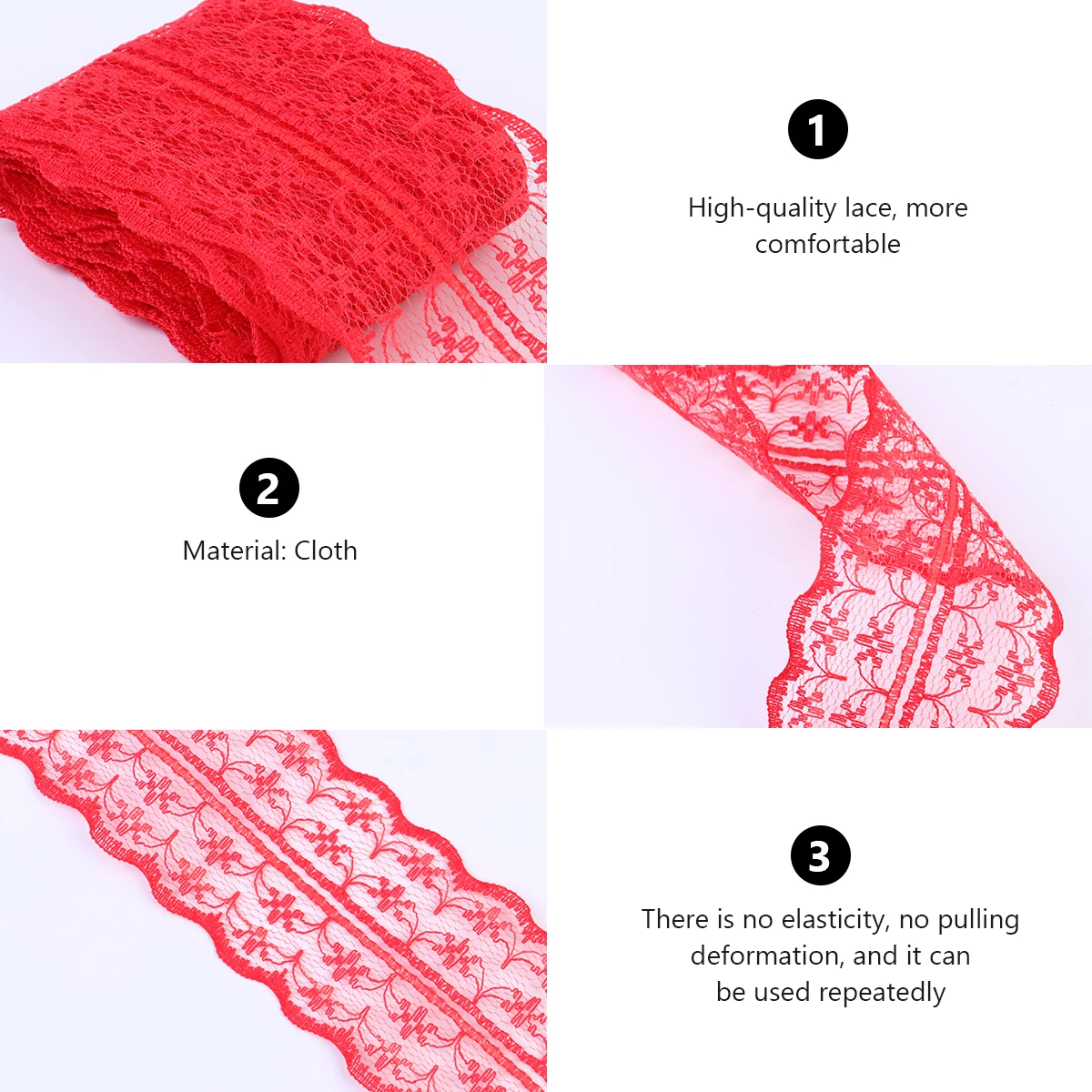 

12pcs Lace Decorative Ribbon Shiny Sewing Holiday Crafts Cut Edge Ribbons Wrapping Fabric Gift Wrap Hair Accessories DIY