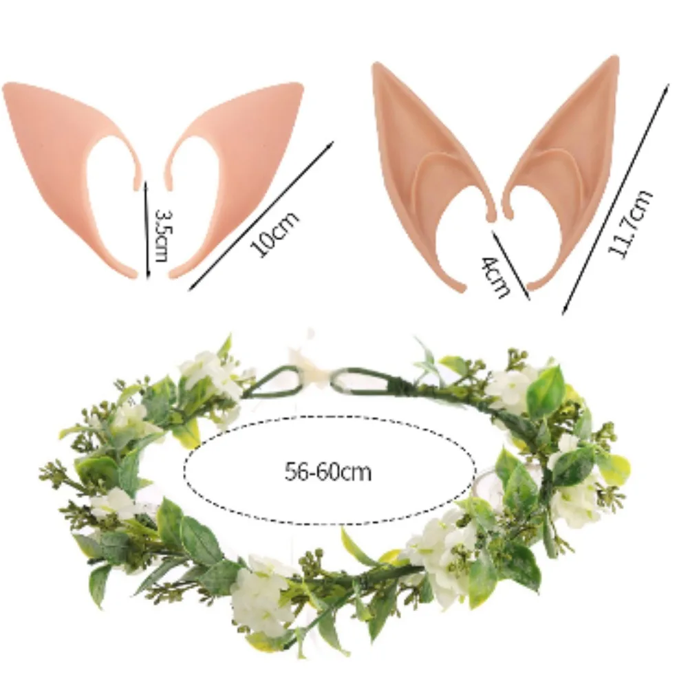 

Cosplay Party Forest Elf Ear Goblin Ear Zombie Ear Beach Vacation Photo Garland