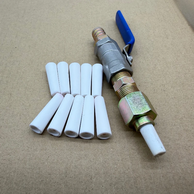 Valve Type Sand Blasting Gun Sandblast Nozzle for 5gallon Sandblast Tanks, Rust Cleaning Air Sandblasting Gun