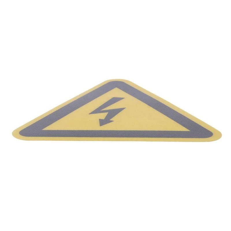 Safety Warning Sticker Label - close-up view