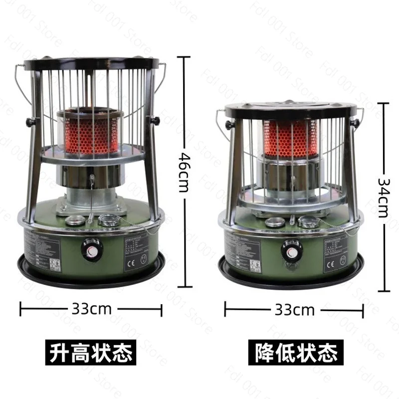 New liftable heater, household outdoor camping barbecue ice fishing portable grill