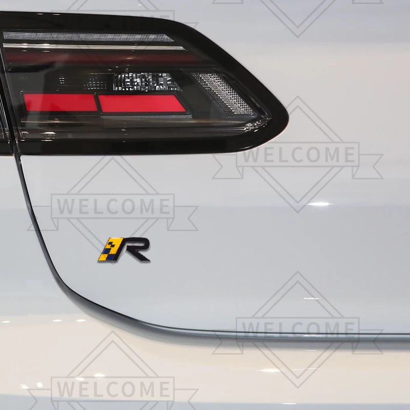 3D Car Stickers R Design AWD Moose Test Emblem Auto Body Badge Trunk Decal For Volvo XC90 XC40 S60 S90 V60 V90 XC60 Accessories