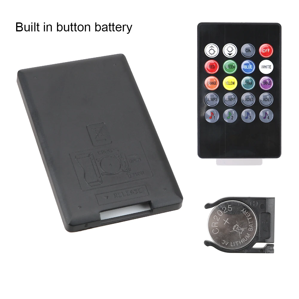 السيارات الداخلية أضواء الزخرفية جو مصباح LED سيارة القدم ضوء المحيطة مصباح التحكم عن بعد/الصوتي 24/36/48/72 LED