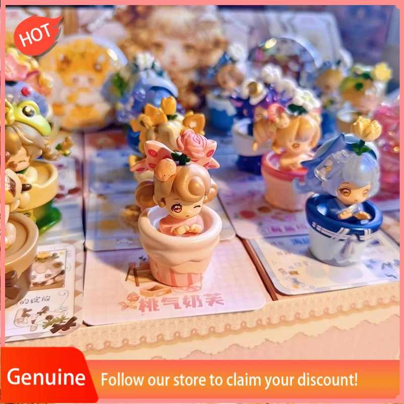 本物のスイートエミリアフォーミーソースミラクルガーデンシリーズブラインドボックスデスクトップオーナメントハンディオフィスボーイブラインドバッグギフト