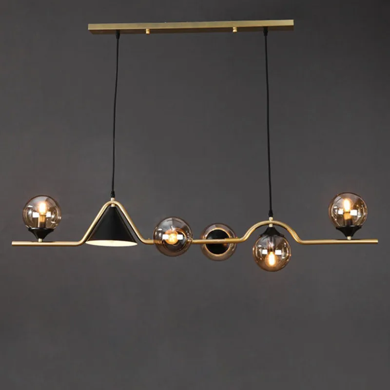 

Modern Nordic Led Chandelier For Living Room Dining Room Kitchen Gold Pendant Lamp Glass Ball Ceiling Design Hanging Lighting