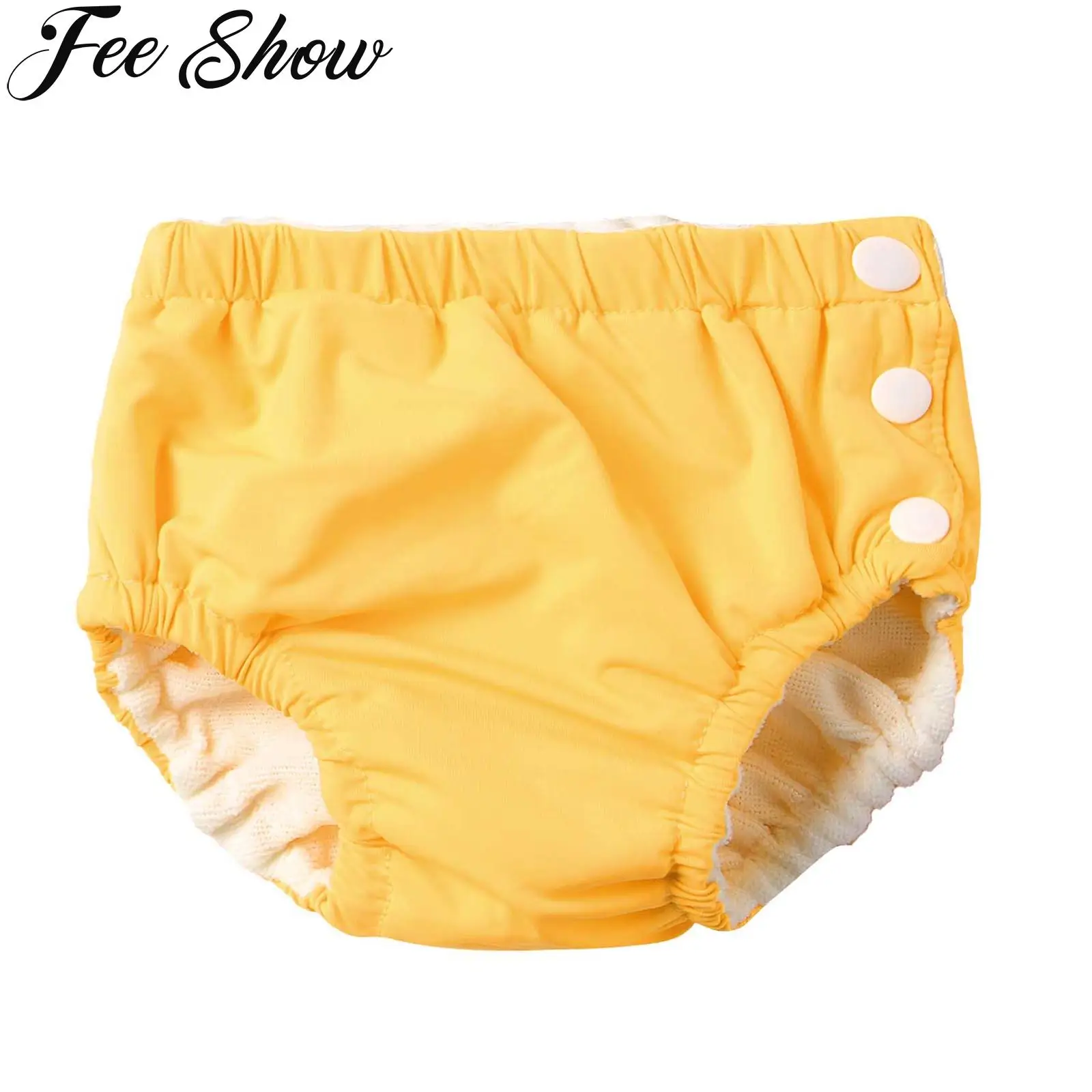 Fashion Baby Swim Nappy Waterproof Swimwear Baby Reusable Cloth Diaper Infant Swimming Pool Pants Cute Swimsuit Swim Diaper