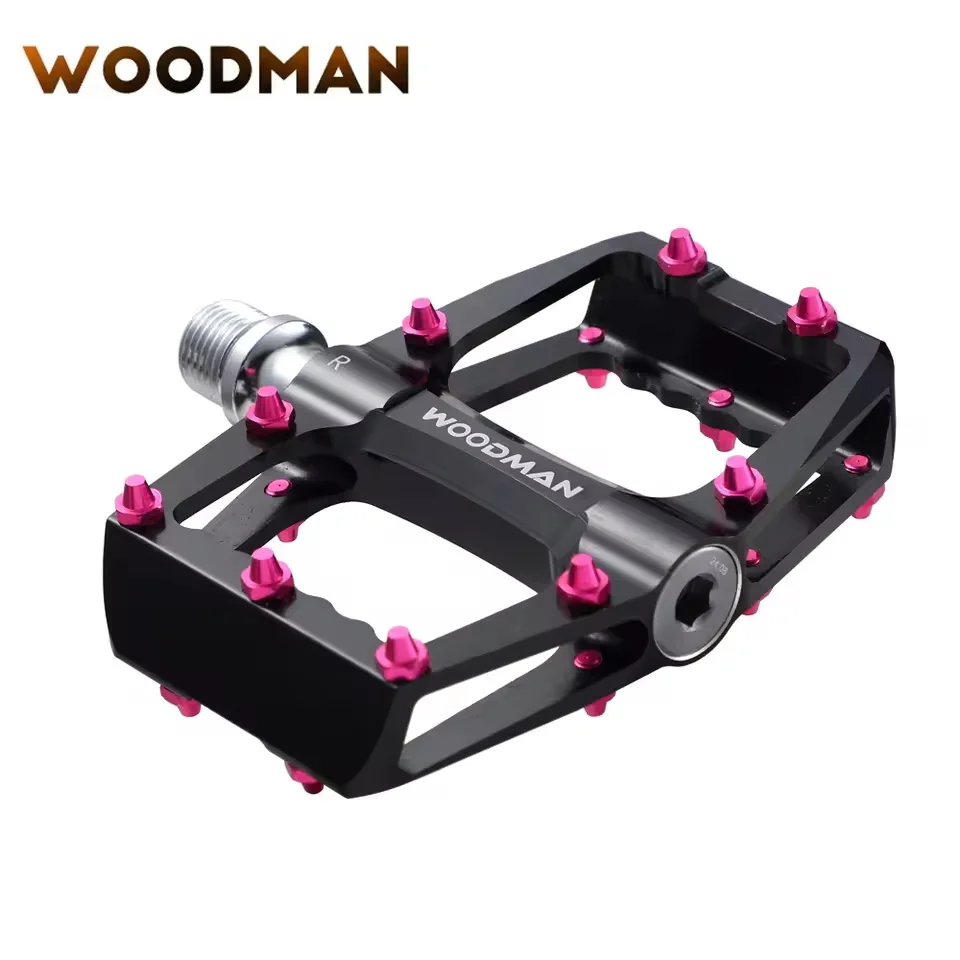 WOODMAN Bicycle Pedal Road Bike Folding bike MTB 2 Sealed Bearing Non-slip  Pedals 253G/Pair Aluminum Alloy Ultralight