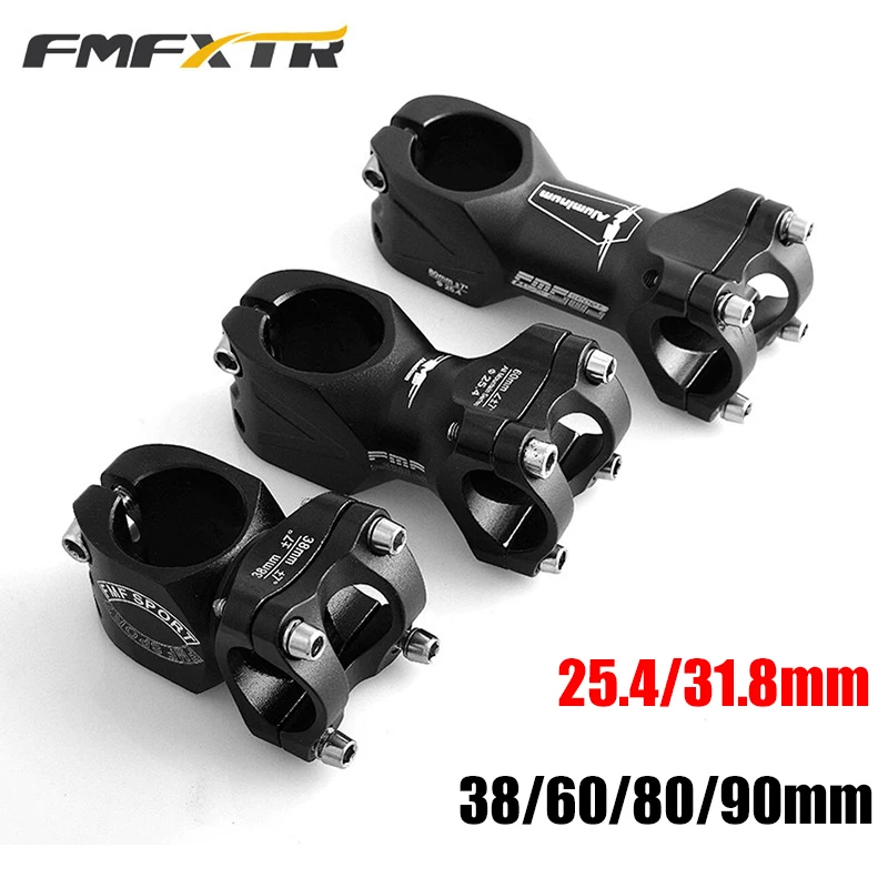 

FMFXTR 25.4mm stem 31.8mm mtb Stem 7 degree Bicycle Handlebar Stems 38/60/80/90mm for Road BMX Mountain Bike Parts