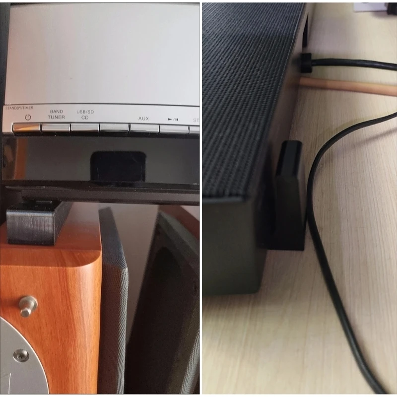 4XFC Soundbar Stand Base With NonSlip Pad For Home Theater Systems To Optimize Sound Projection