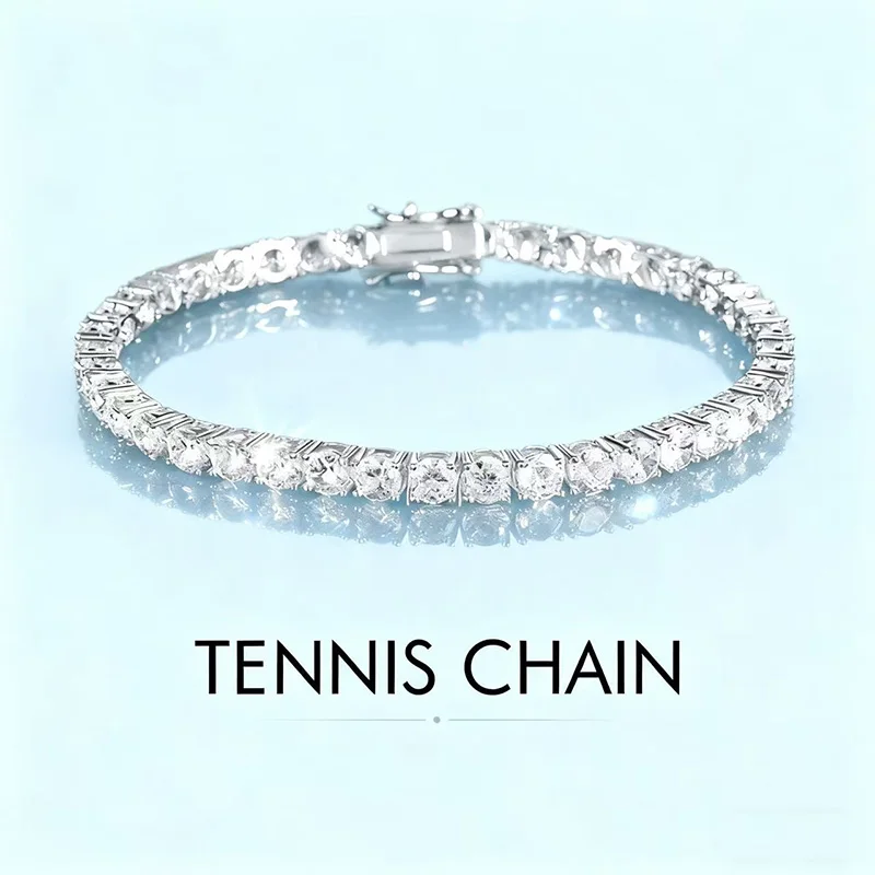 

S925 Silver Tennis Bracelet Shiny Stones Dainty wife Jewelry Bright Cut Daily Wear Birthday Anniversary Mother's Day