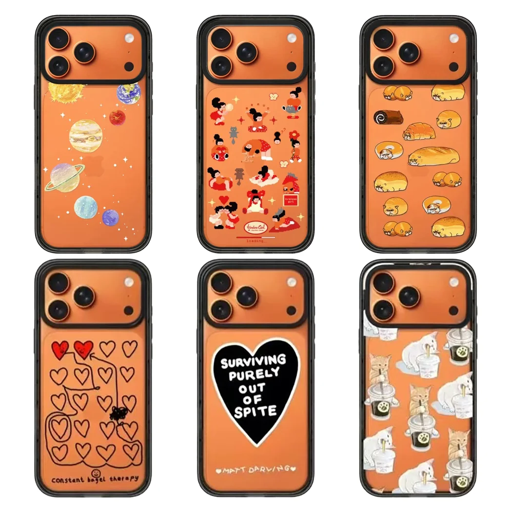 

Black Heart 2.0 Acrylic Black Border Phone Cover for IPhone 12 13 14 15 16 17 Pro Max Case for IPhone 17 Air