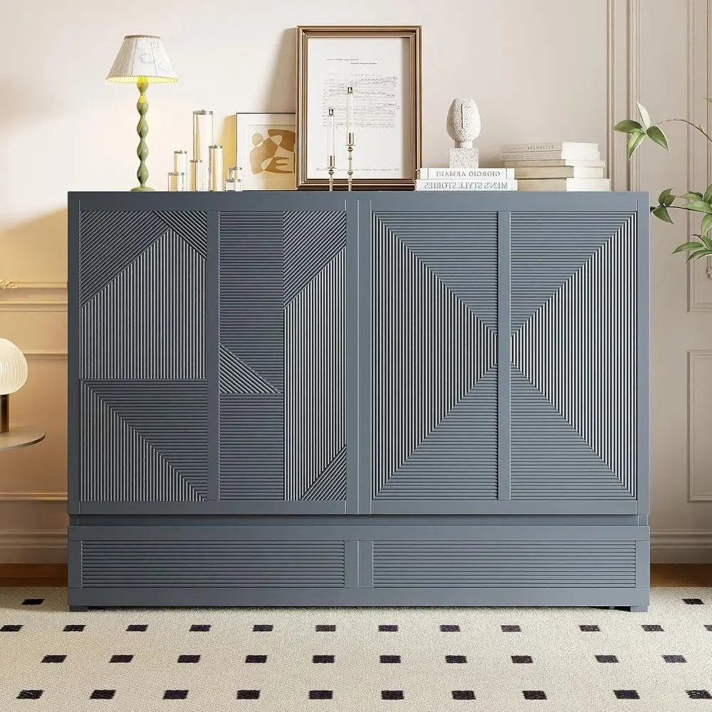 

Серая кровать-трансформер для взрослых с выдвижными ящиками для хранения и зарядной станцией