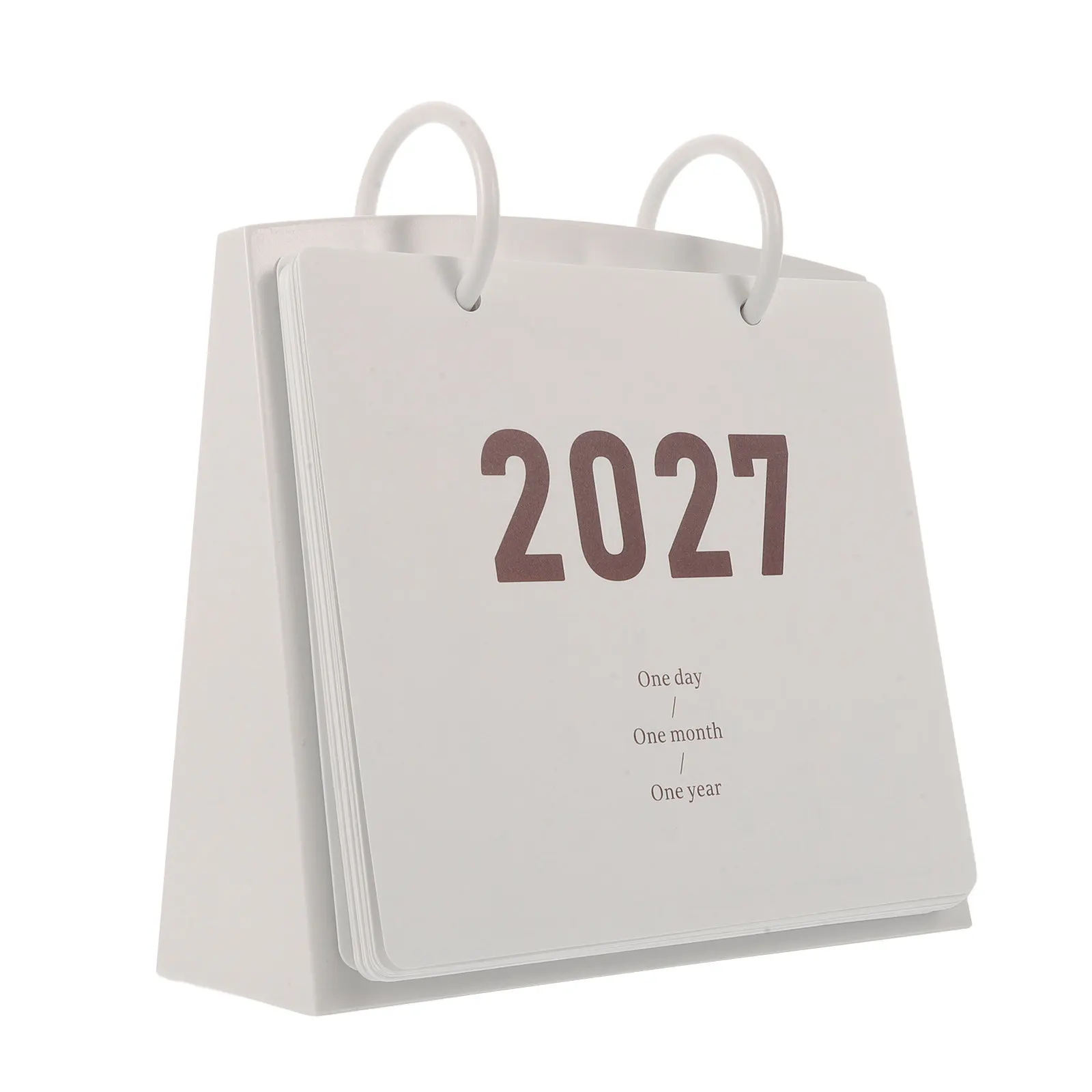Desktop Calendar 2027 Stand Up Monthly Planner for Office Desk Memo Notes Section Sturdy Desktop Easel Calendar