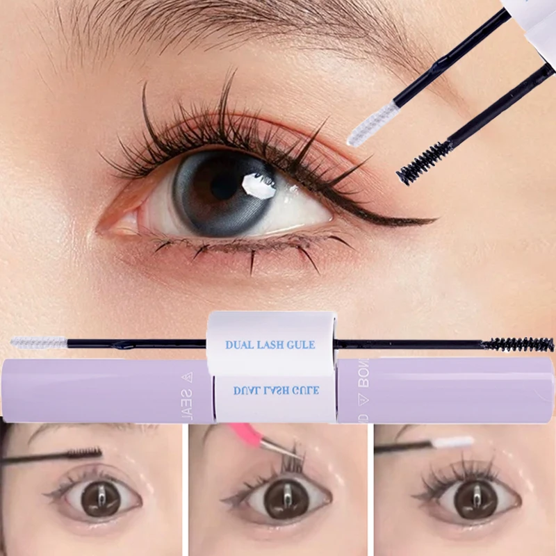 

Lasting Eyelash Glue Cluster Lashes Bond and Sealer DIY Eyelash Extension Waterproof Gentle Fast Drying Eyelash Styling Raincoat