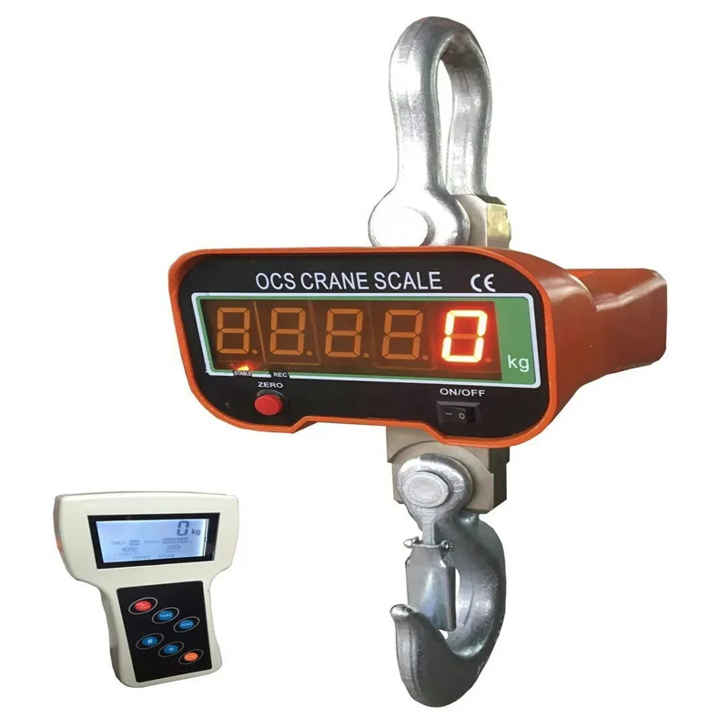 High precision electronic hanging scale OCS 3 ton hanging crane scale 5 ton weighing scale