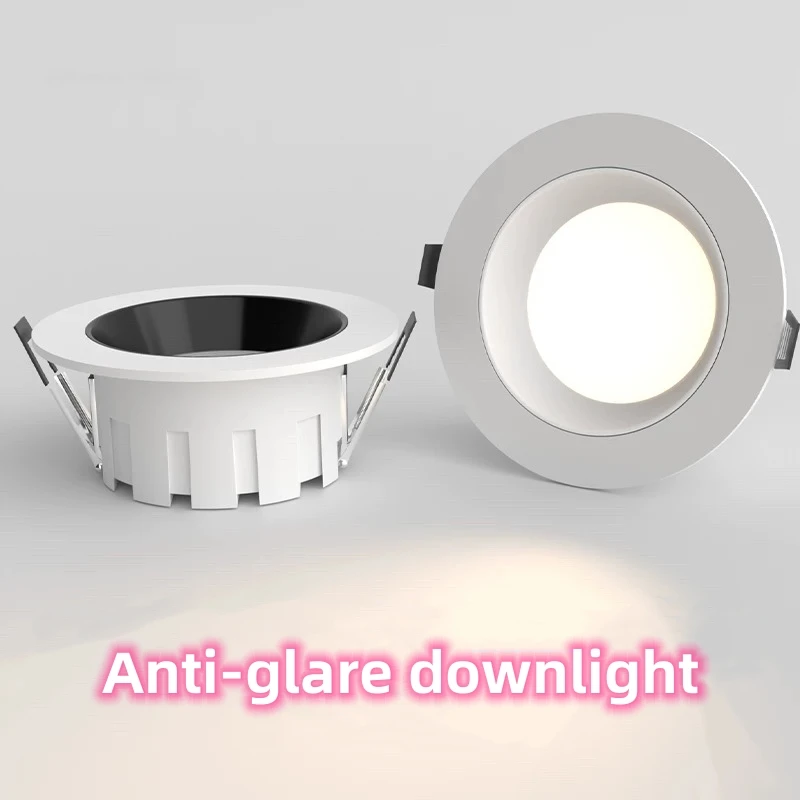 

Recessed Anti-glare LED COB Downlight 9W12W15W18W Dimmable 85-265V Ceiling Lamp Spot Light 12W 15W Home Living Room Bedroom Lig