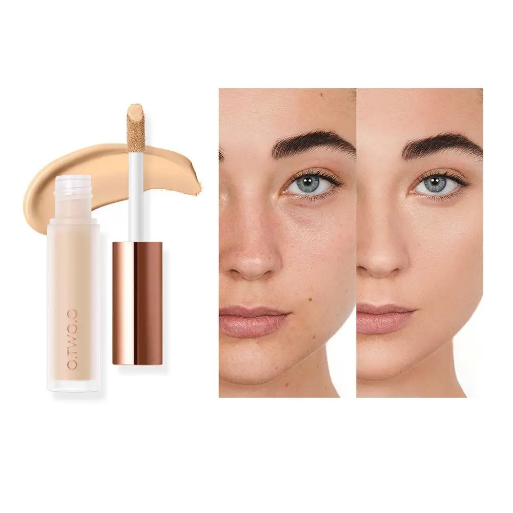 Flüssiger Concealer mit hoher Deckkraft, langlebig, deckt Augenringe, Sommersprossen und Aknenarben ab. Natürliche Schönheit, Concealer-Creme-Make-up