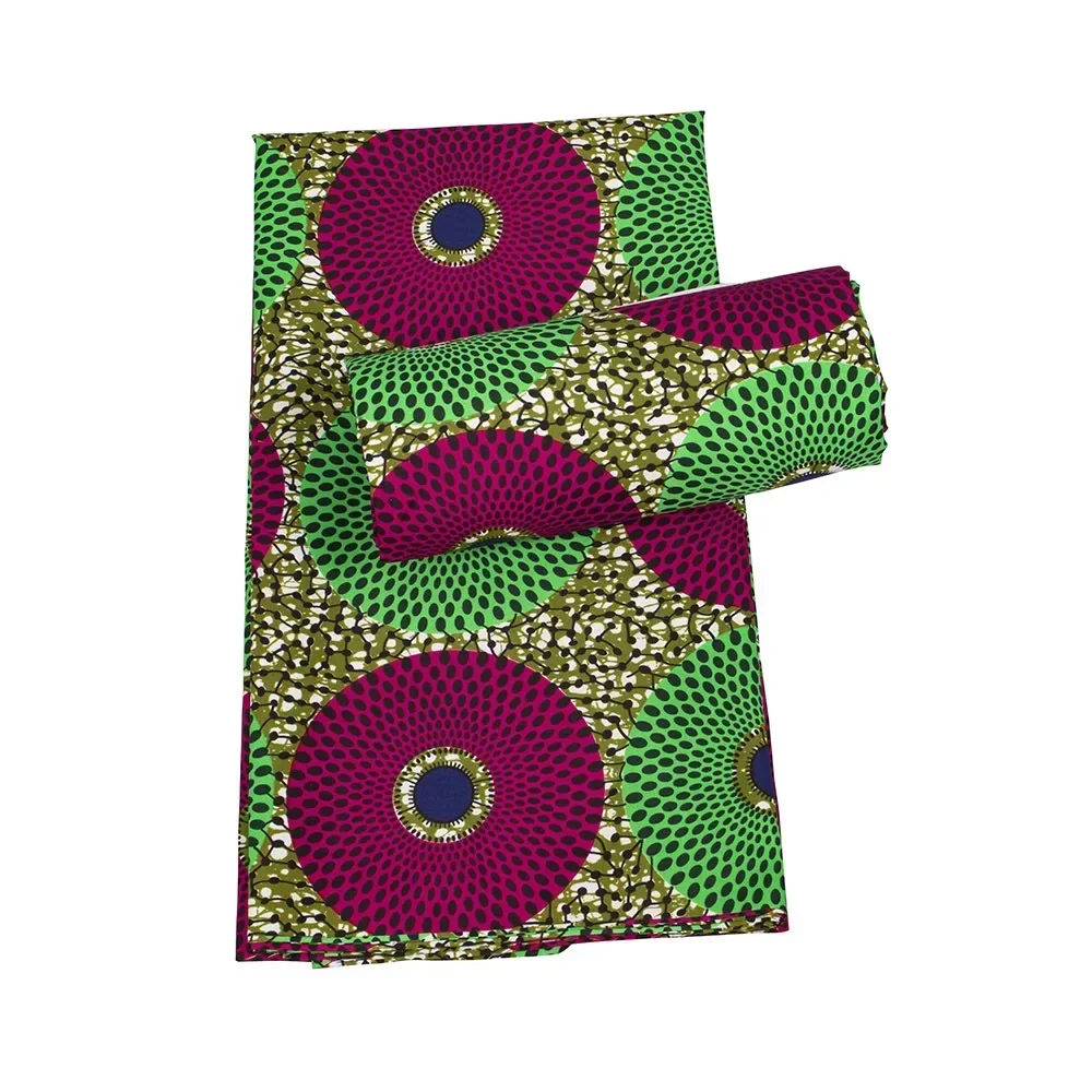 Africa Ankara Prints Wax Fabric Block Pattern Tissu for Sawing Party Dress Pagne Material Handmake Patchwork DIY