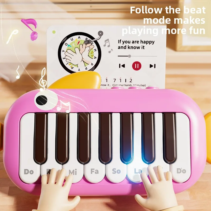 MagiDeal Teclado Electrónico Para Bebés – Juguete Musical Montessori Con Luces Y Sonidos, Aprende Letras, Números Y Colores, Estimulación Temprana, Regalo Educativo